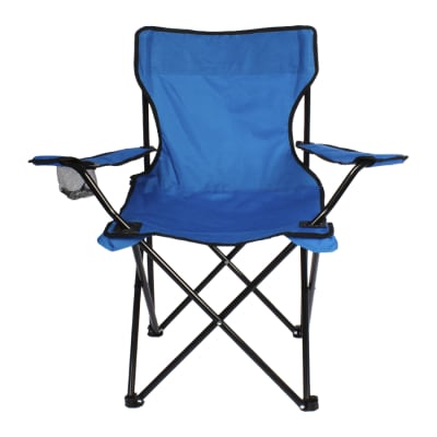 Silla Plegable Para Camping Color Azul