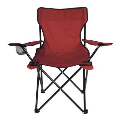 Silla Plegable Para Camping Color Rojo