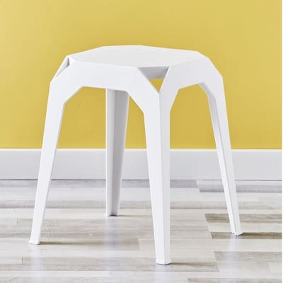 Piso Apilable de Plástico Rigido Blanco