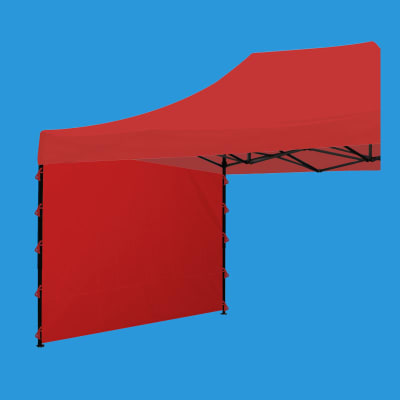 Cobertor Lateral para Toldo 3 Metros Color Rojo