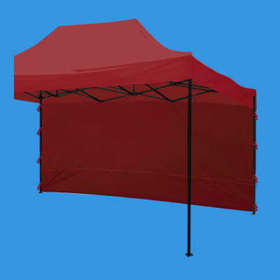 Cobertor Lateral para Toldo 4.5 Metros Color Rojo