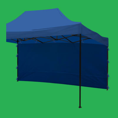 Cobertor Lateral para Toldo 4.5 Metros Color Azul