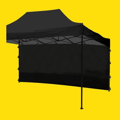 Cobertor Lateral para Toldo 4.5 Metros Color Negro