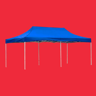 Toldo Plegable Tipo Araña 3x6 Metros Color Azul