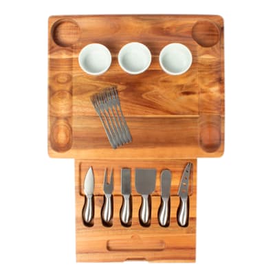 Tabla de Quesos con 12 Herramientas