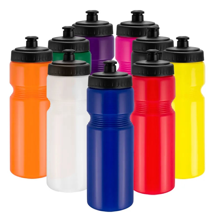 12 unid Botella Caramagiola plastica 700ml - Azul4