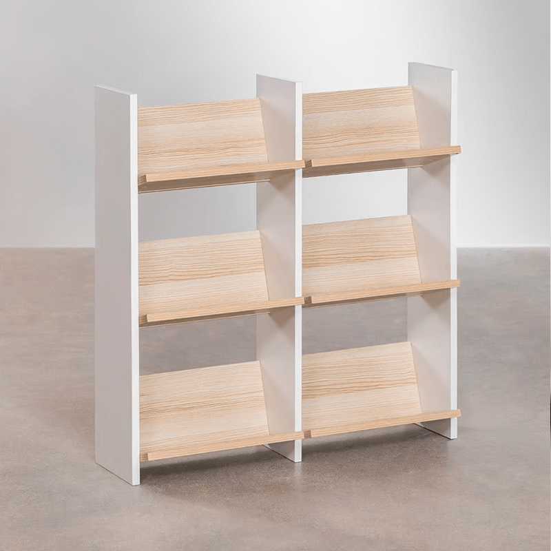 Repisa Doble de Madera Budu2