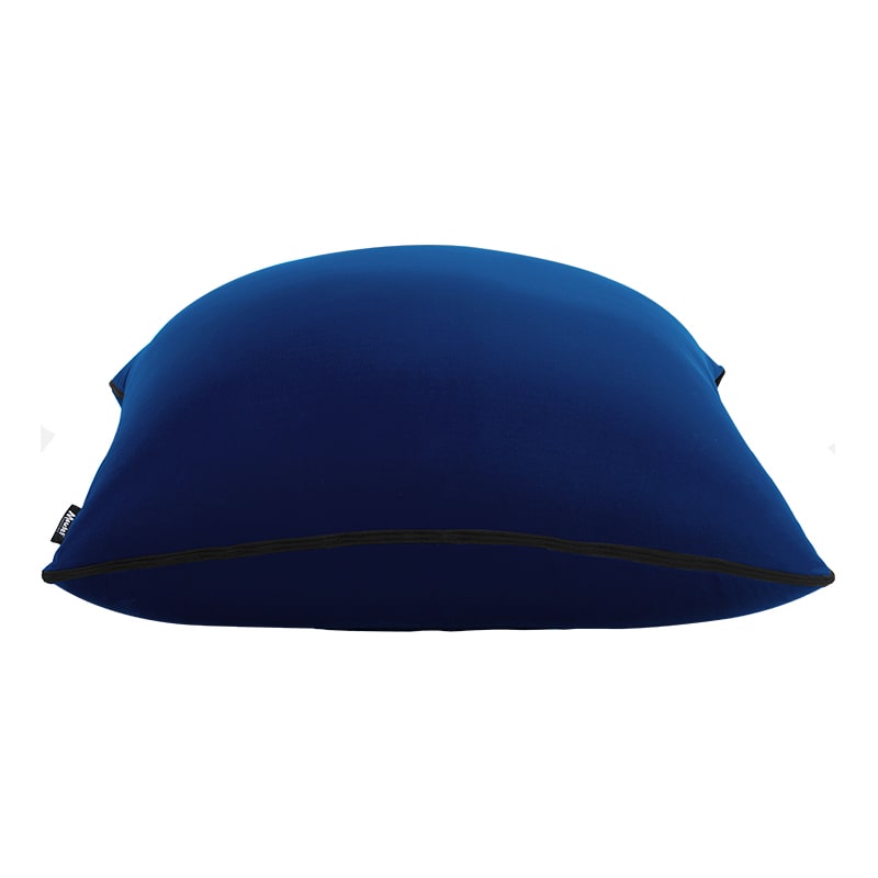 Sofá Pouf Modelo Cushion Seat Color Azul Sin Relleno y Lavable1