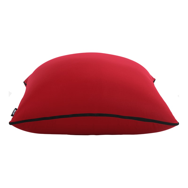 Sofá Pouf Modelo Cushion Seat Color Rojo Sin Relleno y Lavable1
