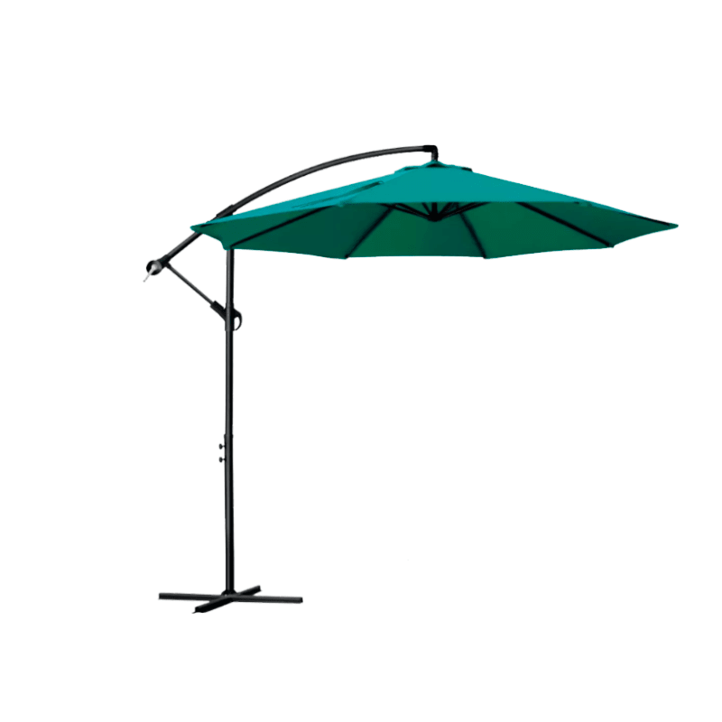 Quitasol Lateral Colgante 3 Metros Color Verde1