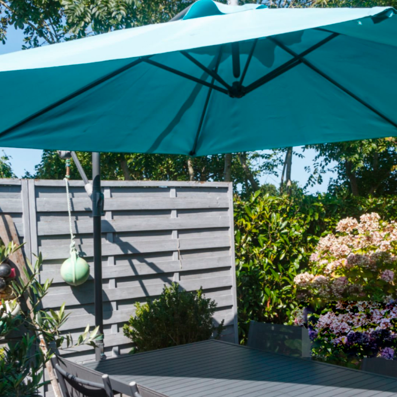 Quitasol Lateral Colgante 3 Metros Color Verde5