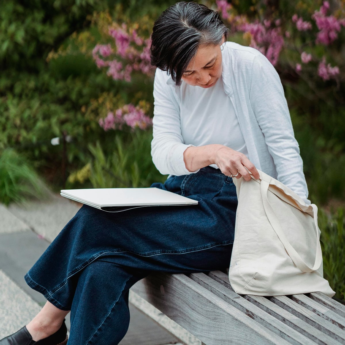 Pack 5 Unid Bolsa Algodon 100% Bco6