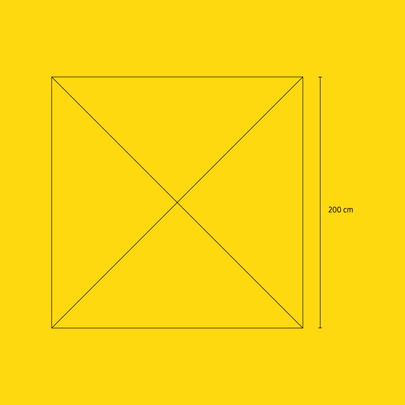 Toldo Plegable tipo Araña 2x2 Metros Color Azul2