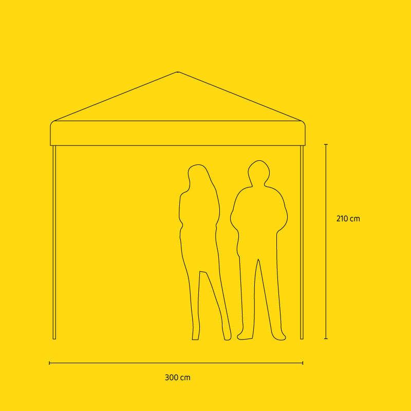 Toldo Plegable Tipo Araña 3x3 Metros Color Azul1