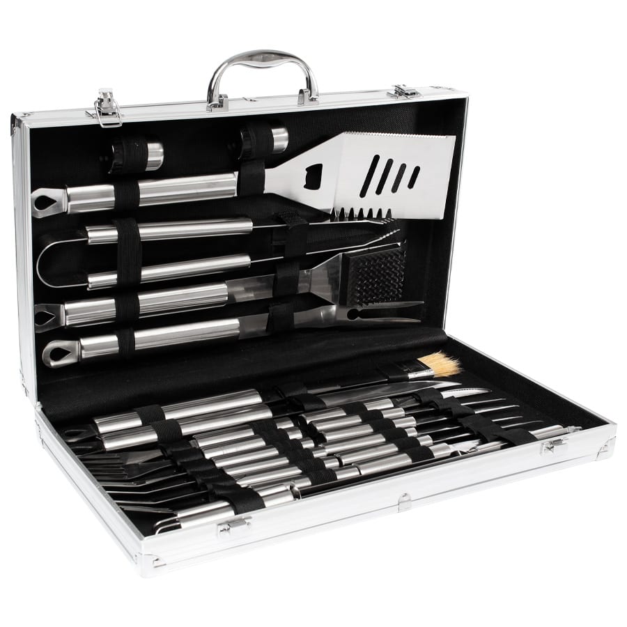 Deluxe BBQ Set Metálico de 24 piezas1