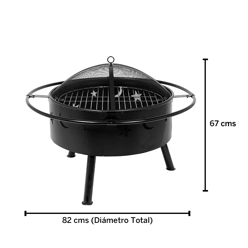 Brasero Para Leña y Carbón Modelo Centauro2