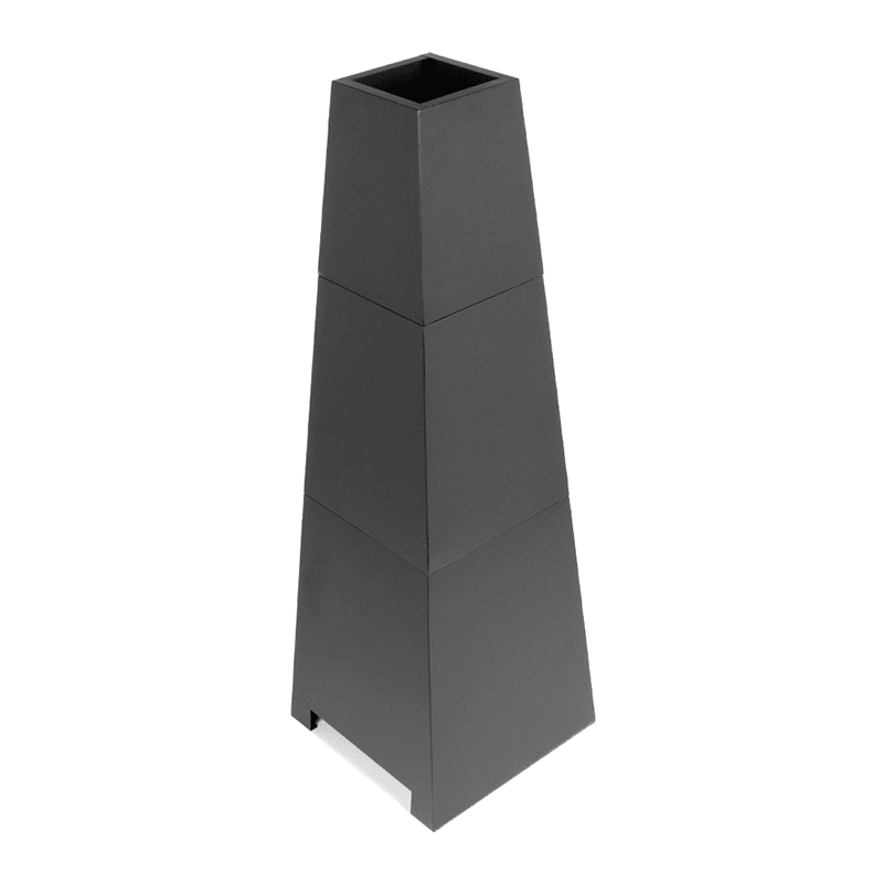 Chimenea Exterior Para Carbón o Leña Modelo Nordic4