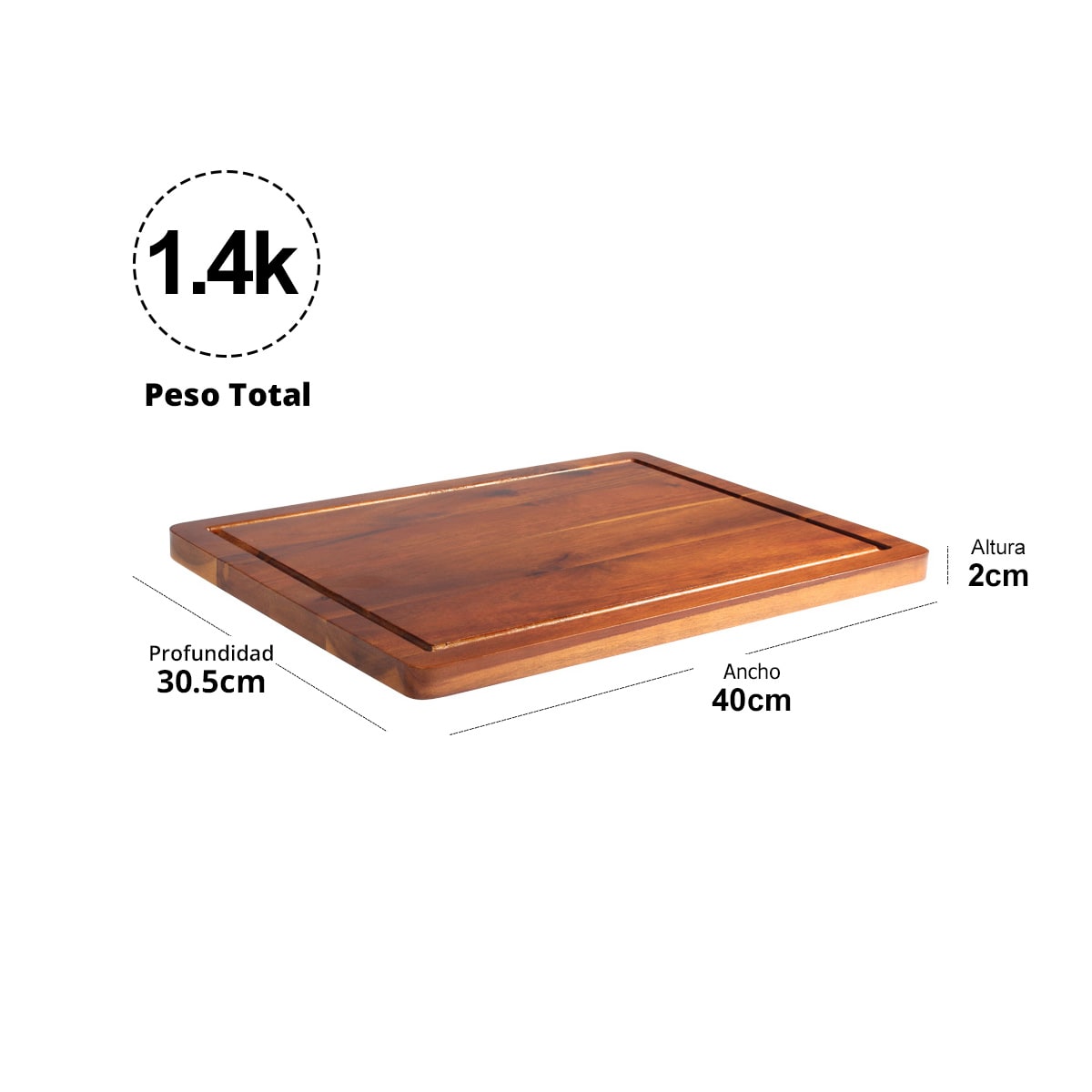 Tabla de Acacia para Carnes 3