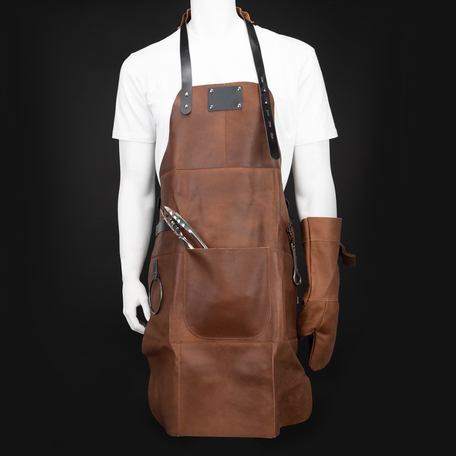 Set Asador de Gamuza de Búfalo1