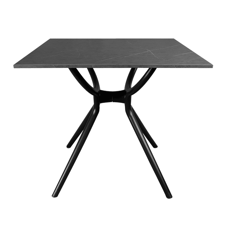 Mesa Cuadrada Modelo Padua Gris2