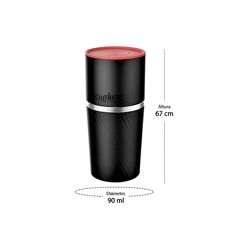 Cafetera de Goteo Cafflano Modelo Klassic Negro4