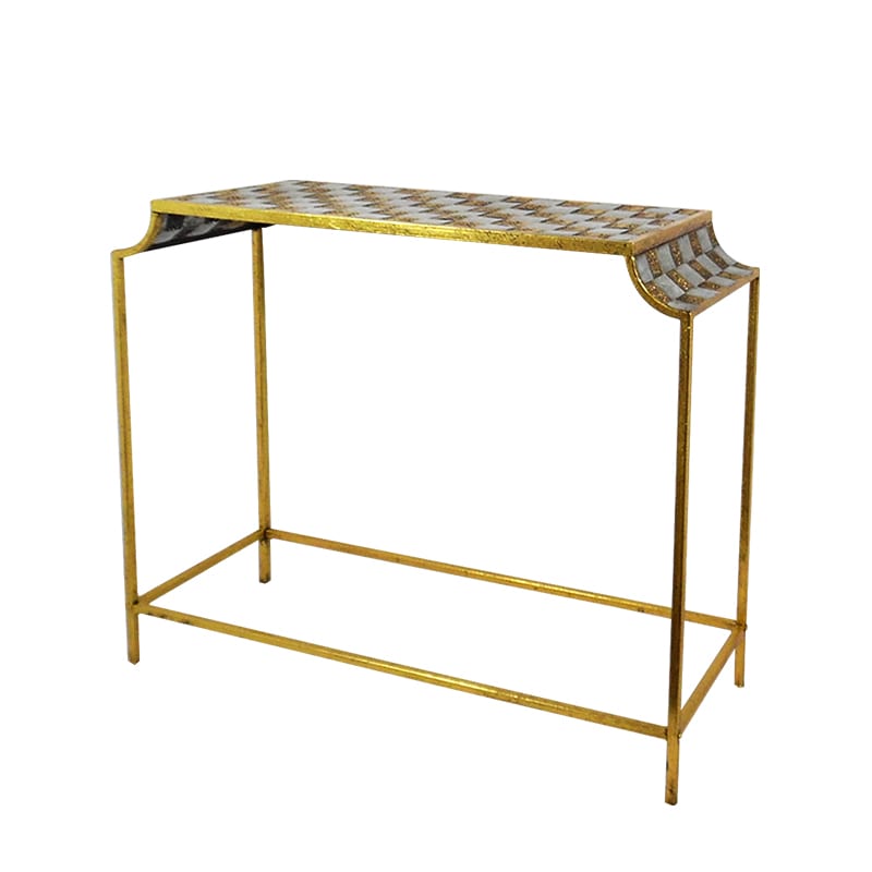 Arrimo Metálico Dorado1