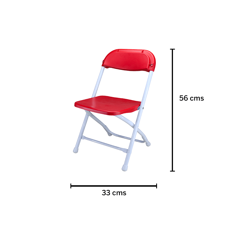 Silla Plegable Para Niños Color Rojo4