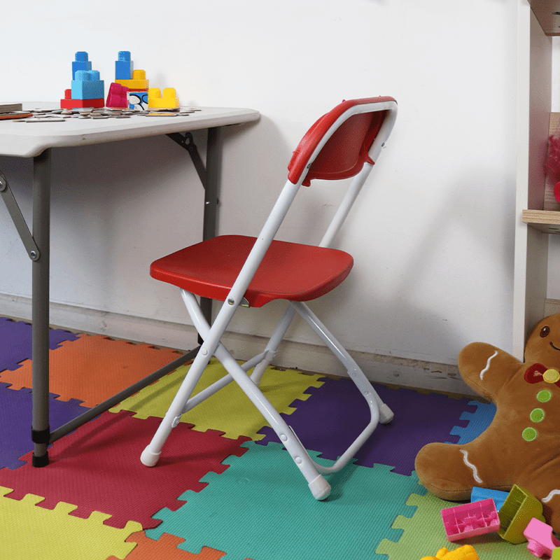 Silla Plegable Para Niños Color Rojo5