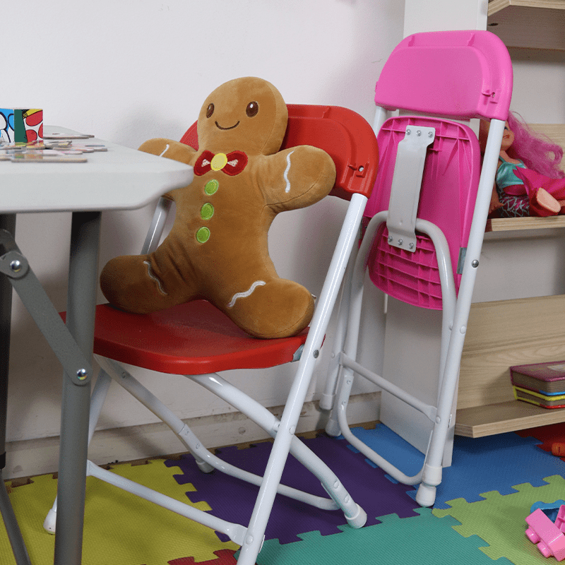 Silla Plegable Para Niños Color Rojo6