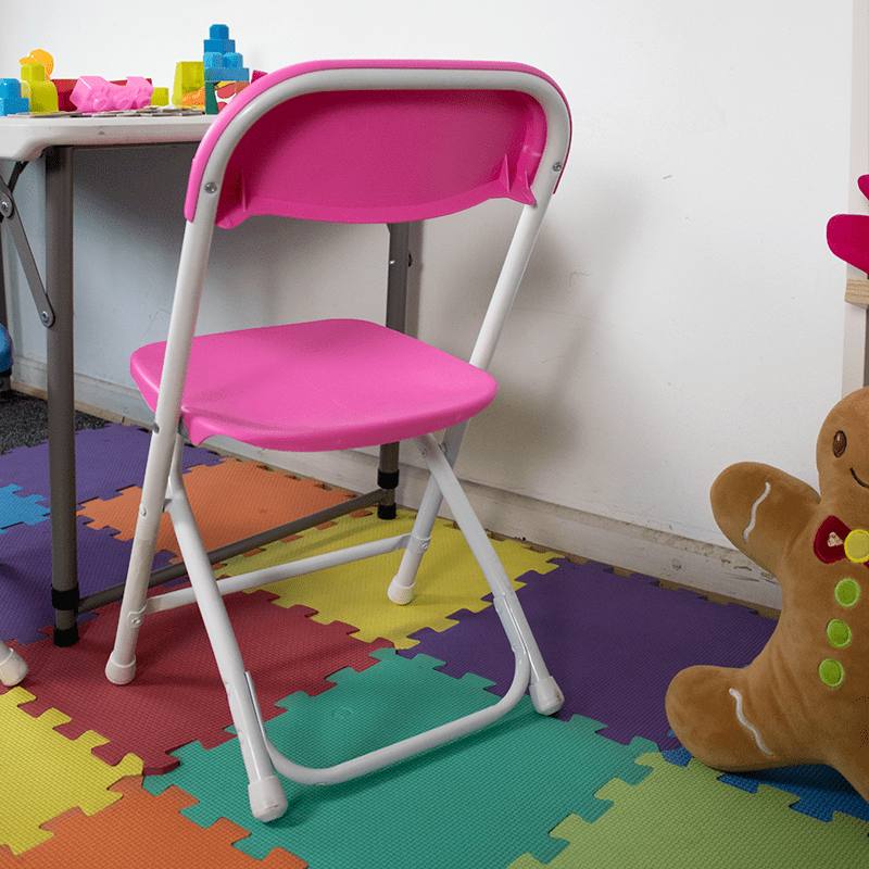Silla Plegable Para Niños Color Rosado3