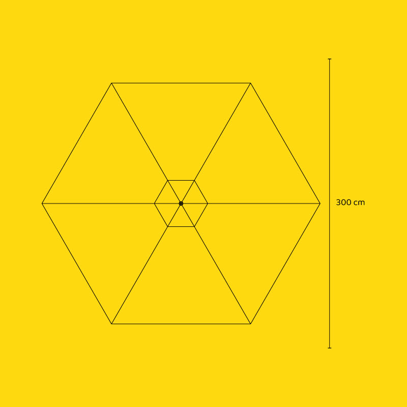 Quitasol Modelo Shake 3 Metros Color Verde2