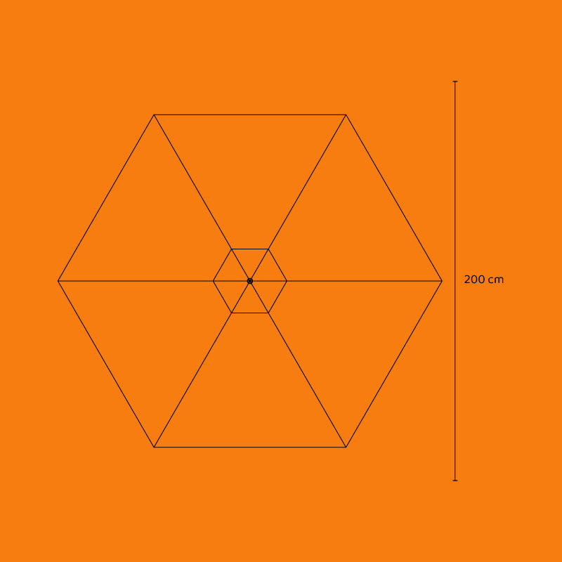 Quitasol Modelo Brake 2 Metros Color Blanco2