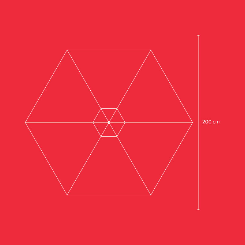 Quitasol Modelo Brake 2 Metros Color Azul2