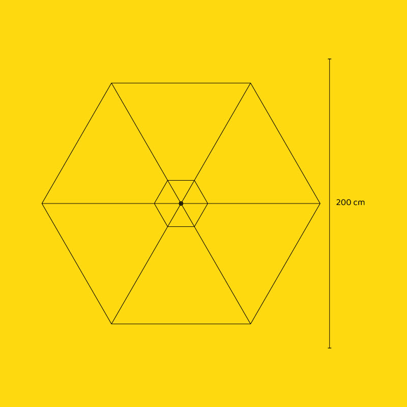 Quitasol Modelo Brake 2 Metros Color Verde2