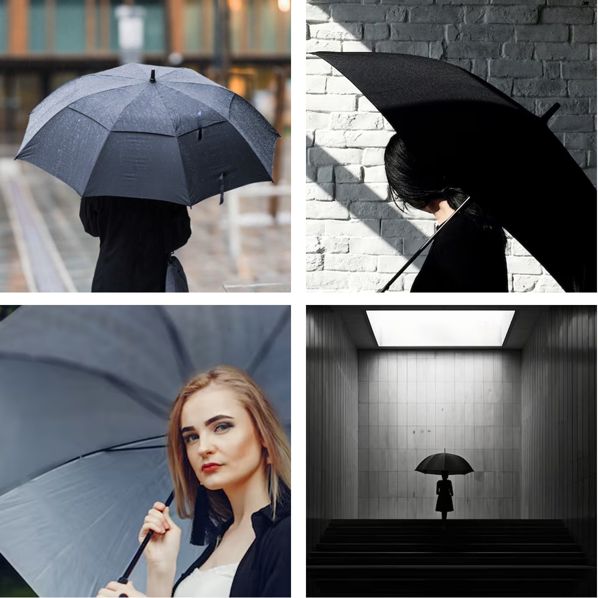 Paraguas Ejecutivo Grande Reforzado – Negro5