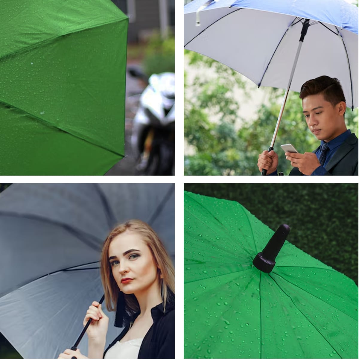 Paraguas Ejecutivo Grande Reforzado – Verde4