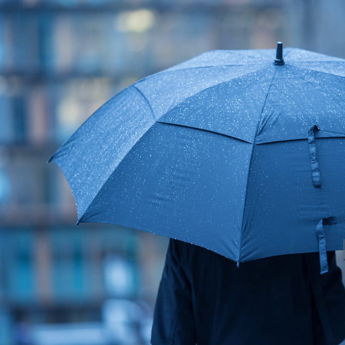 Paraguas Ejecutivo Grande Reforzado – Azul Marino6