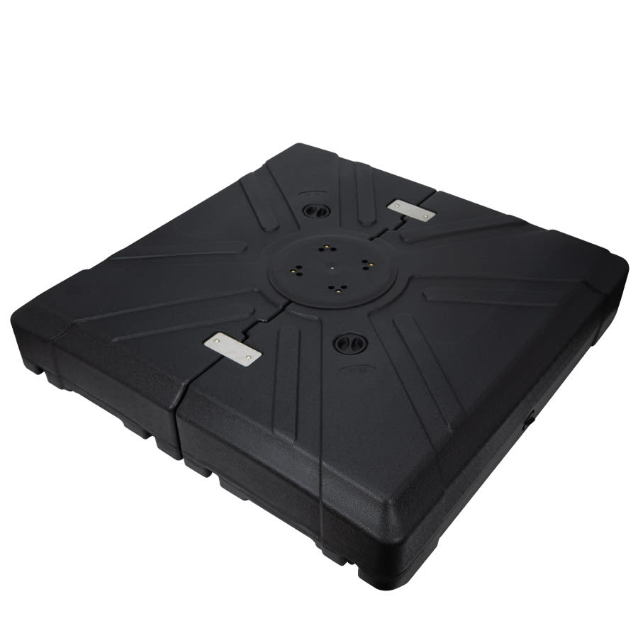 Quitasol LED Modelo Windproof 3 Metros Gris Con Base3