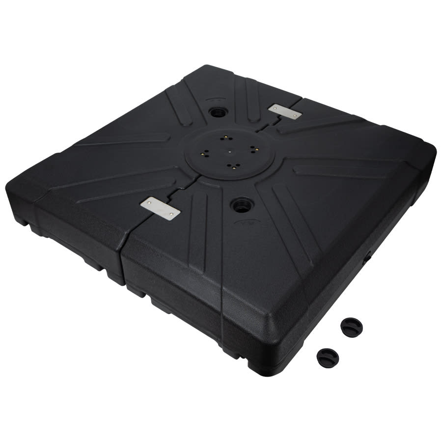 Quitasol LED Modelo Windproof 3 Metros Gris Con Base4