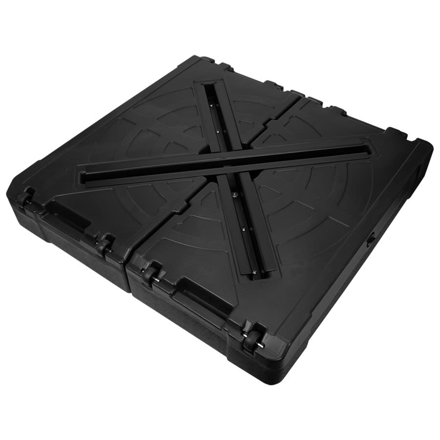 Quitasol LED Modelo Windproof 3 Metros Gris Con Base5