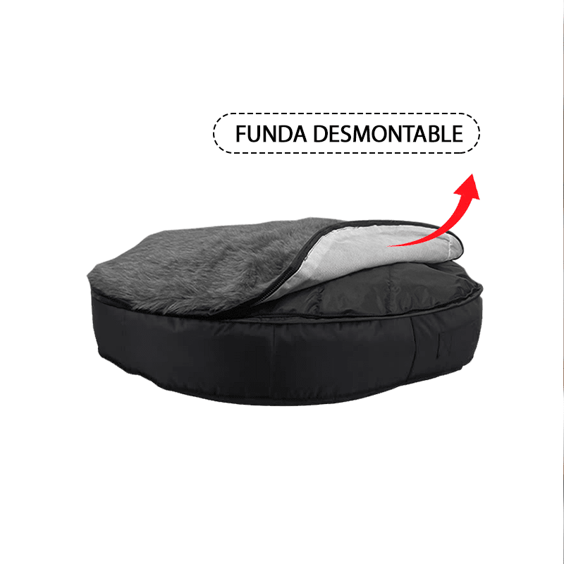 Sofá Pouf Cama Para Mascotas Modelo Medium pet Sin Relleno y Lavable2