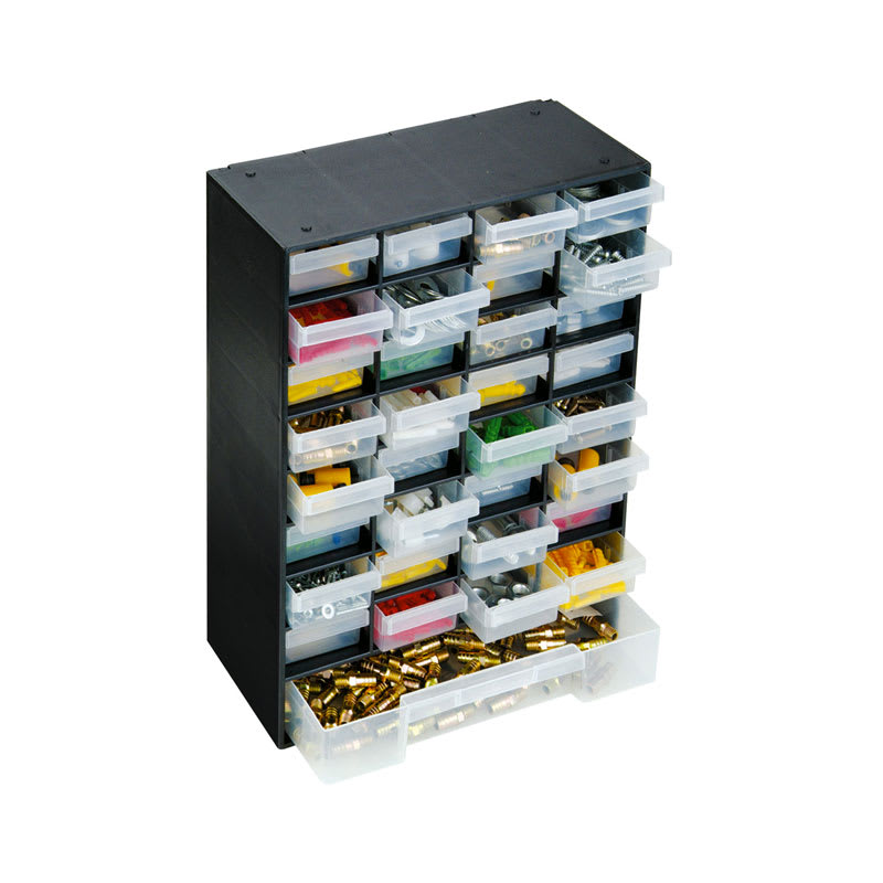 Gabinete Organizador Plástico 33 Compartimentos | Exhibit