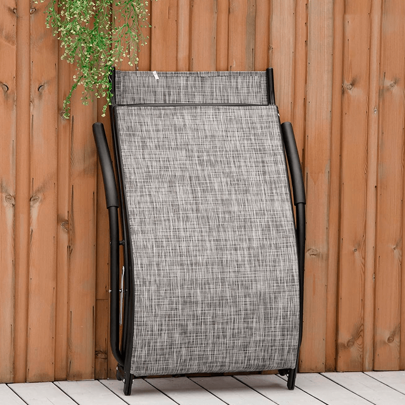 Reposera Modelo Beach Lounger Color Gris4