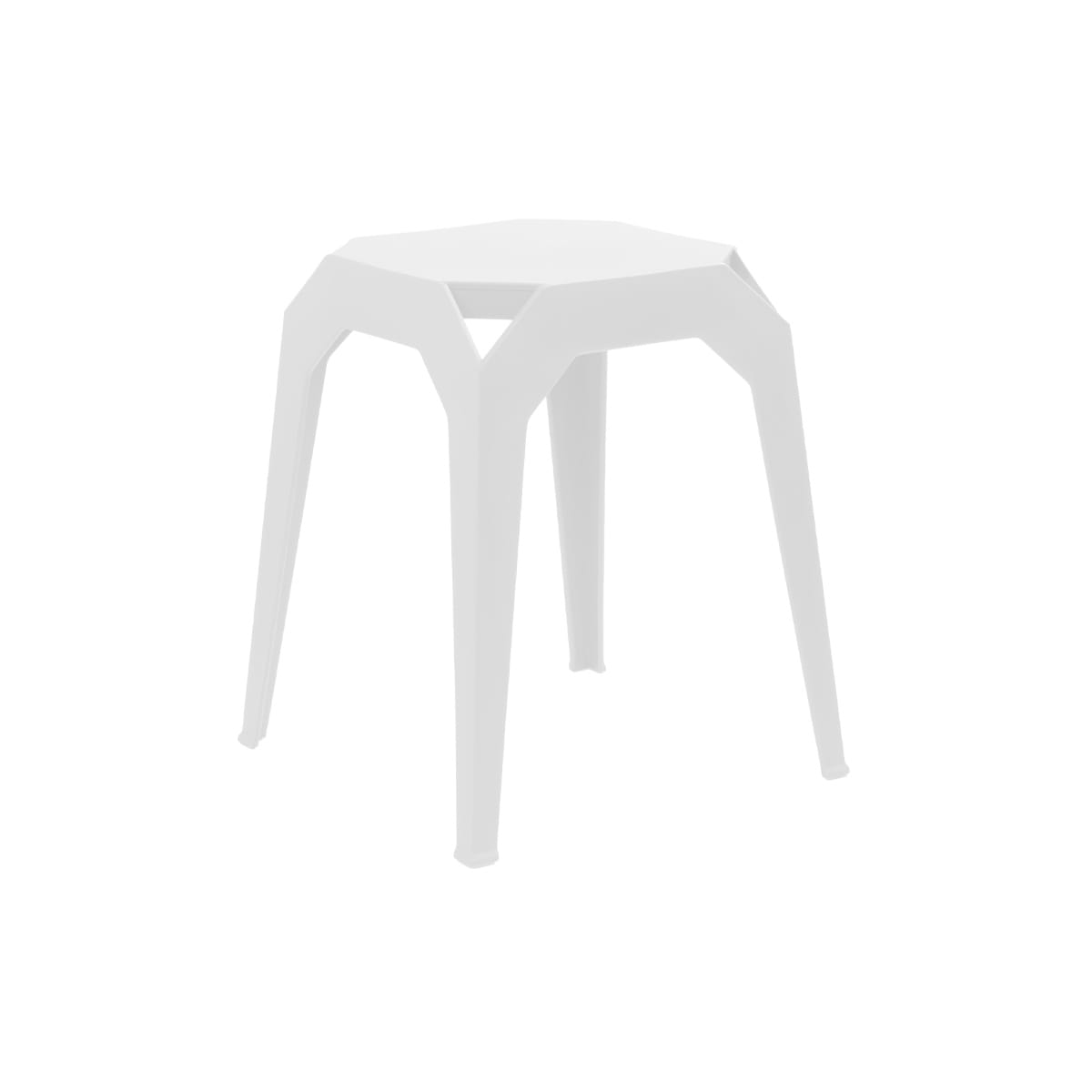 Piso Apilable de Plástico Rigido Blanco1