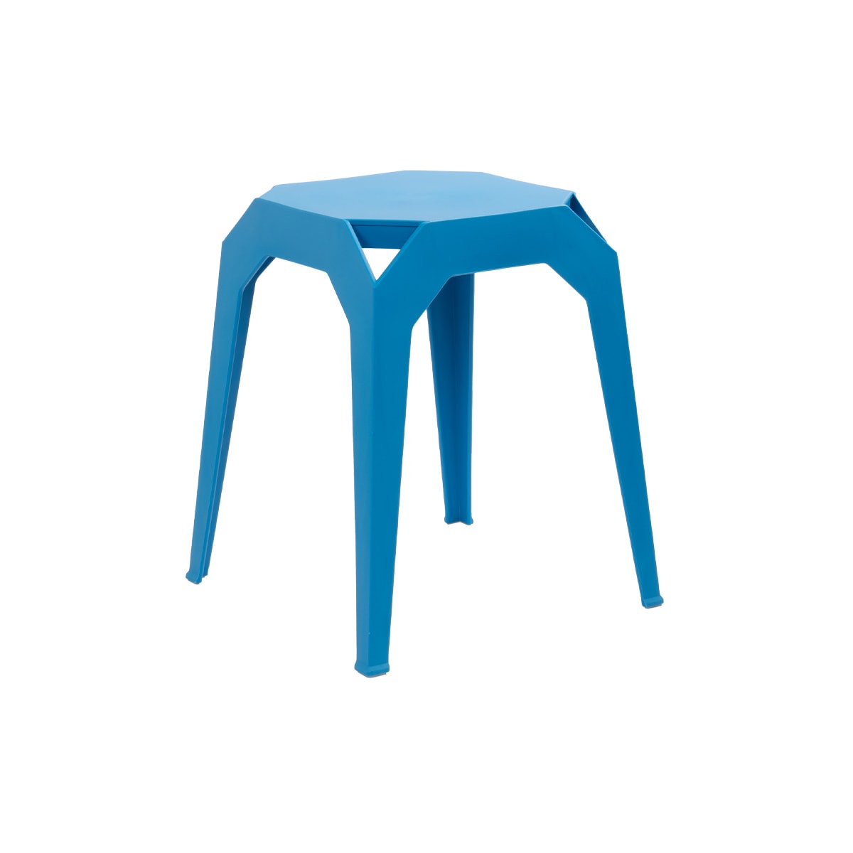 Piso apilable de plástico rígido Azul4