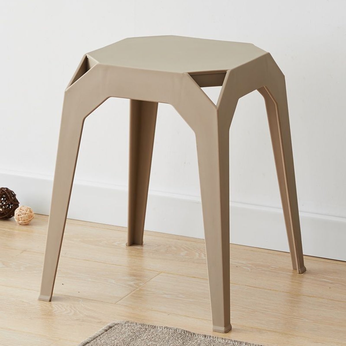 Piso Apilable de Plástico Rigido Beige1