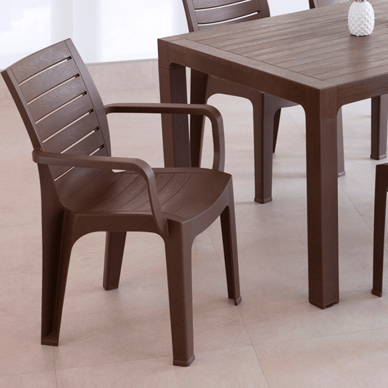 Pack 4 Sillas Modelo Andor Madera Con Apoyabrazos3