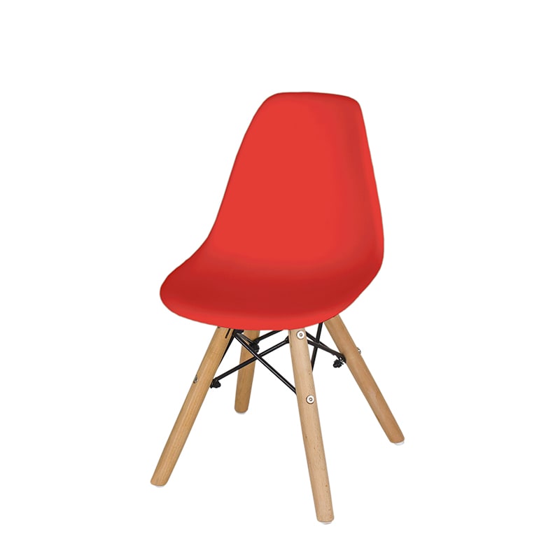 Silla Eames Infantil Roja1