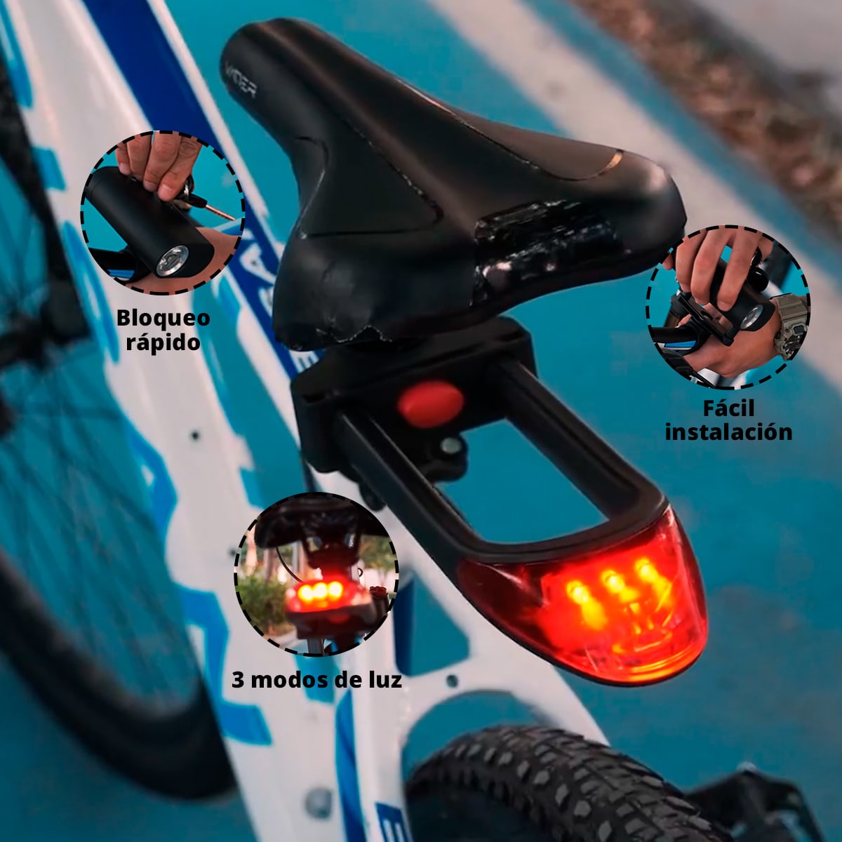 Candado Rígido Multifuncional Modelo Lumilock2