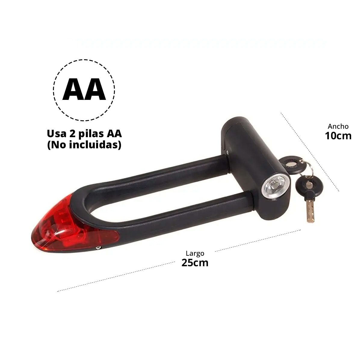 Candado Rígido Multifuncional Modelo Lumilock3